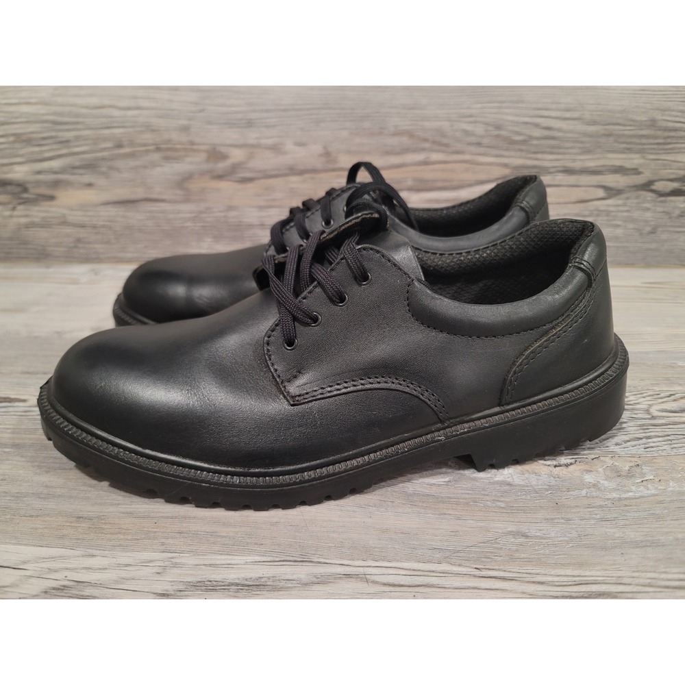 Men's dress work shoes Kings executive size 10 lace up no slip black leather
